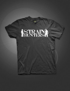 Men's T-Shirt Strain Hunters Logo, black (GHS-ATS008)