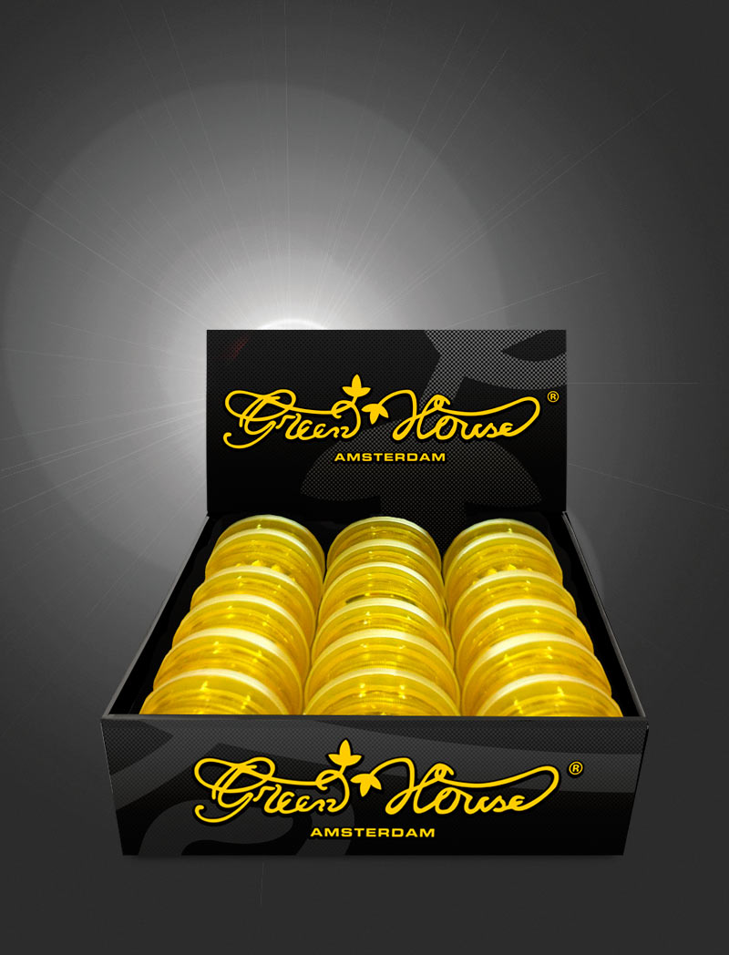 Box of Plastic Grinders / Green House Seeds