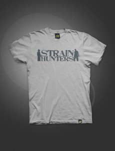 Men's T-Shirt Strain Hunters Logo | Jersey Grey - Logo (GHS-ATS026)