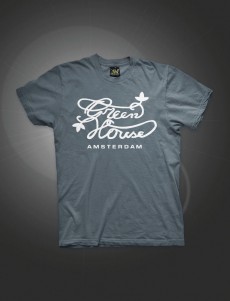 Men's T-Shirt Green House Logo, blue (GHS-ATS024)